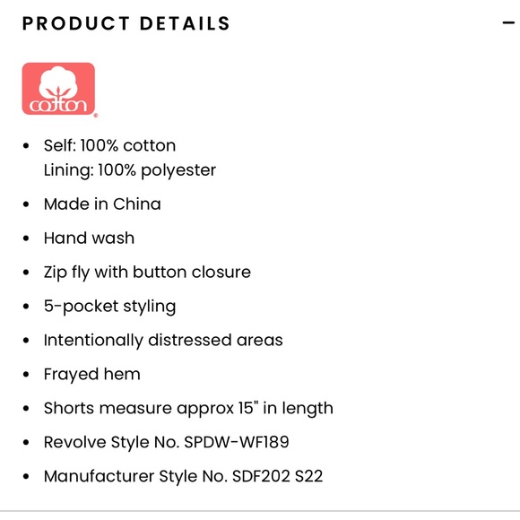 Lennon Distressed Mid Short in White by Superdown - Picture 5 of 13